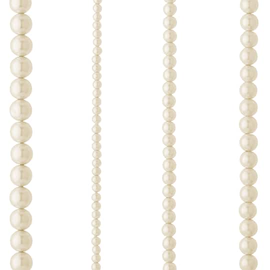 12 Pack: Light Pink Matte Glass Pearl Round Beads by Bead Landing&#x2122;
